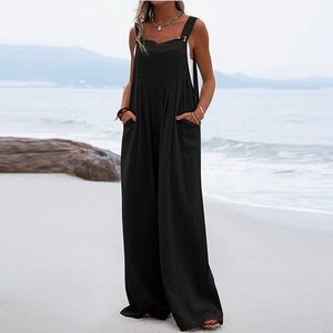 Woman’s casual jumpsuit overalls. Oversized for loose fit. XXL
